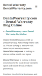 Mobile Screenshot of dentalwarranty.com